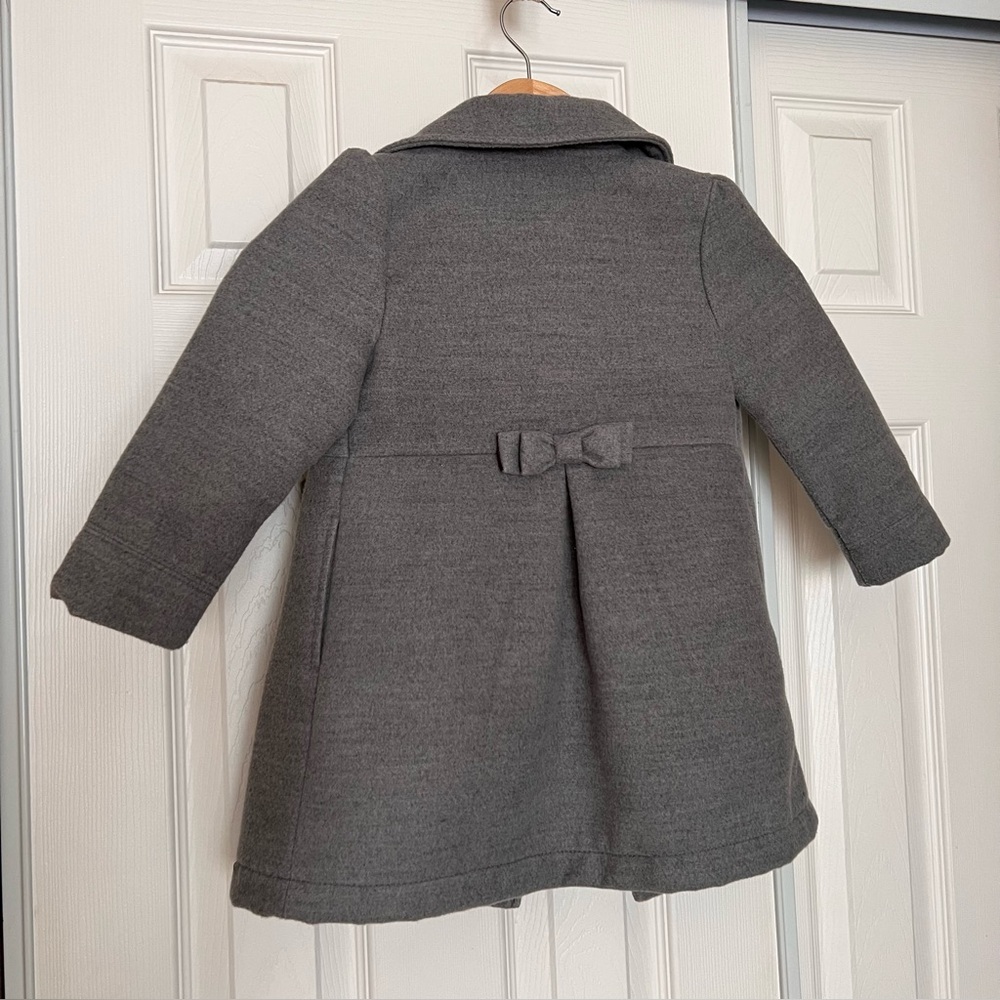 Crazy 8 Charcoal Coat For Girls size 3 - Picture 2 of 7